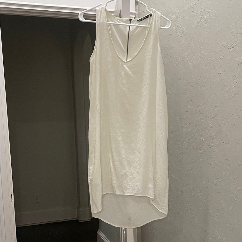 Zara Cream Sleeveless Dress